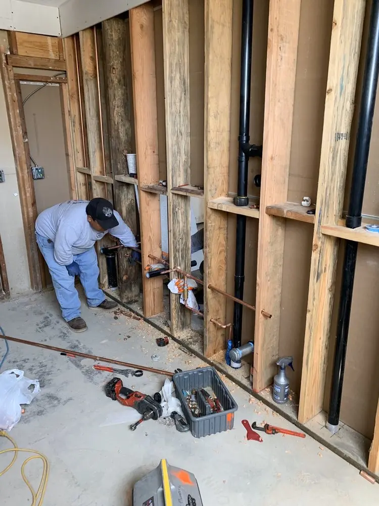 Commercial rough-in plumbing for Gas Line Repair in Brentwood Park